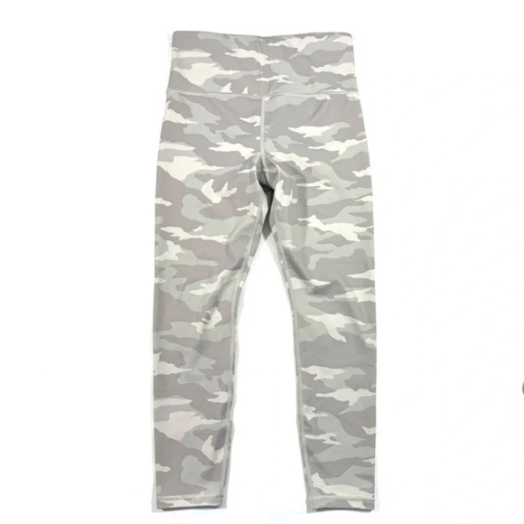 Athleta Elation 7/8 Tight Legging Grey Tan Camouflage - Picture 1 of 8